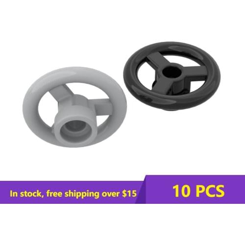 10PCS MOC Bricks 30663 steering wheel 30663 For Building Blocks Parts DIY Educational Construction Christmas Gift Toys