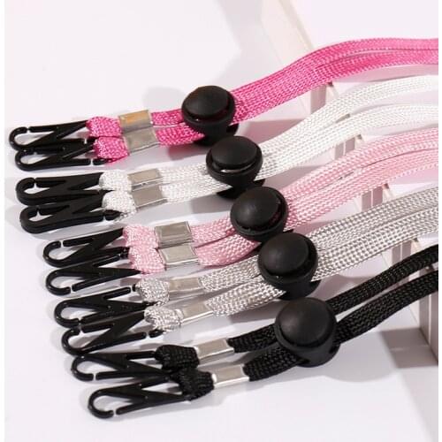 2pcs Adjustable Face Mask Extension Lanyard Handy&convenient Ear Holder Mask Rest Hang On Neck String &ear Rope Accessories