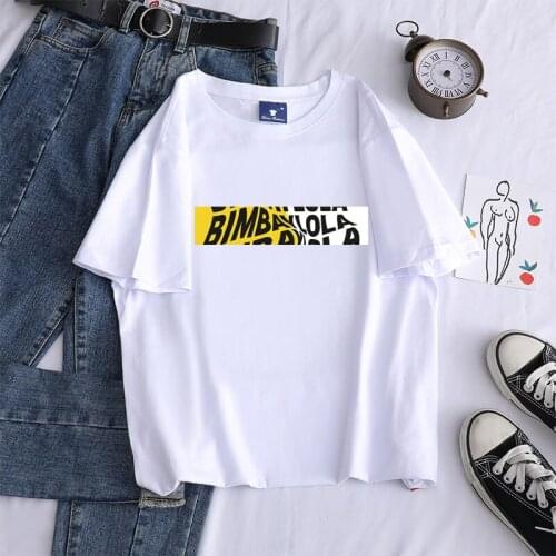 2021 tide brand letter printing hot street fashion style new casual ins female short sleeve Harajuku Ulzzang tops tees fun top