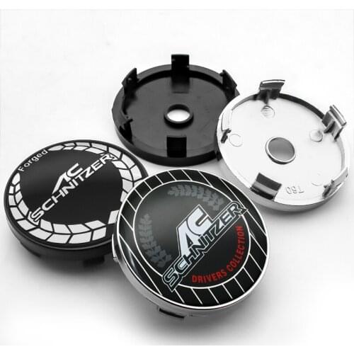 4PCS 60MM Car Wheel Center Hub Caps 56MM Emblem Sticker Decal For BMW AC SCHNITZER E46 E39 E90 E36 E34 F10 F15 E53 X5 X6