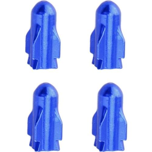 4 Pieces Alloy Tire Stem Valve Caps Dust Cover for Car Motorcycle ATV