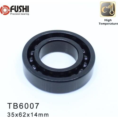 6007 High Temperature Bearing 35*62*14 mm ( 2 Pcs ) 500 Degrees Celsius Full Ball Bearing