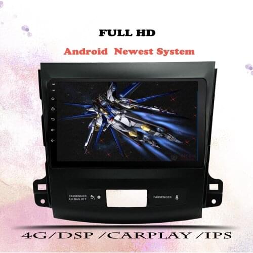Car Android 10 Car Radio Multimedia Player Navigation GPS For Mitsubishi Outlander Peugeot 4007 2006 2007-2010 2011 2Din No DvD