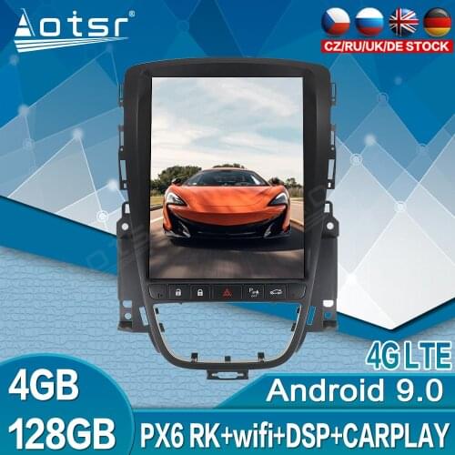 For Opel Astra J 2010 2011 2012 2013 2014 Car Radio Tape Recorder Multimedia DVD Video Player 128GB Tesla Screen GPS Navigaiton