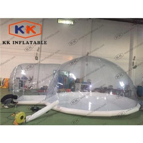 Big Inflatable Lawn Tent Transparent PVC Inflatable Bubble Tent For Hotel Use