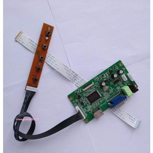 For M133NWF4 R0/M133NWF4 R3 13.3" 1920*1080 EDP 30pin LCD screen HDMI+VGA display controller driver board DIY kit panel screen