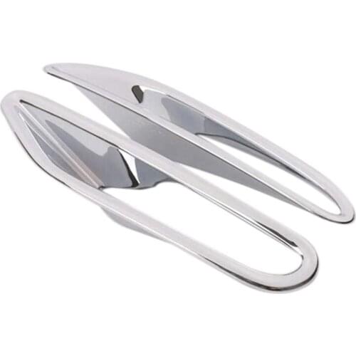 For Nissan Altima (L34) 2019 2020 2021 Car Accessories Chrome Rear Fog Light Lamp Cover Trim Decorative Frame Protection