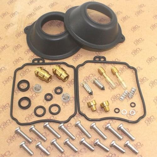 For XV250 Virago 1995-2007 XV 250 V Star 250 V-Star Motorcycle carburetor repair kit plunger diaphragm