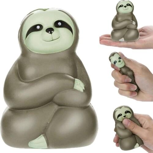 3# Fidget Toys Pack Adorable Soft Sloth Slow Rising Fruit Scented Stress Relief Toys Gifts Balle Anti Stress Squish Toy Сквиш