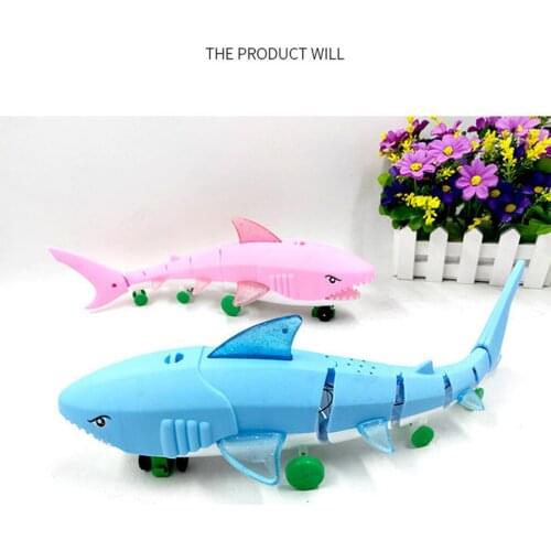 13" Interactive Kids Cute Walking and Singing Shark Toy Pet with Leash for Girls Boys Ages 4 and Up 3 AA batteries Required