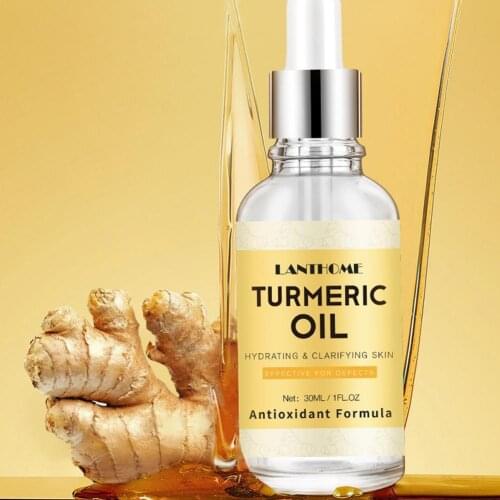 Turmeric Moisturizing Essential Oil Fades Wrinkles, Dullness, Repair, Whitening Delays Care Anti-aging Skin K3E7