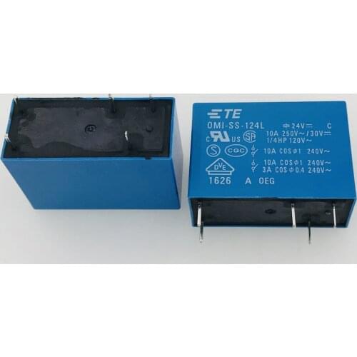 Original OMI-SS-124L 5pin 10A 240VAC relays