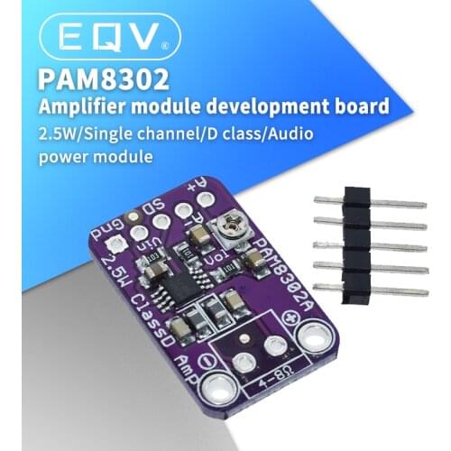 PAM8302A CJMCU-832 PAM8302 2.5W single channel Class D Audio power amplifier module development board