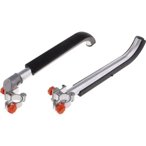 2pcs Alloy Fishing Chair Armrests Parts Elbow Pillow Fishing Accessories Fishing Tools for 25mm Chair Tube Diameter