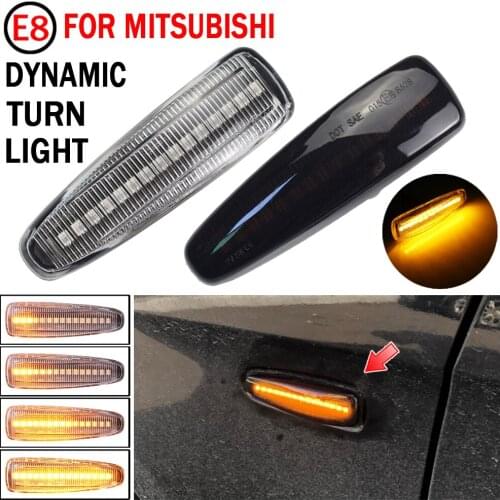 2pcs Flowing Led Dynamic Turn Signal Light For Mitsubishi Mirage 2014-2019 Side Marker Light Sequential Blinke