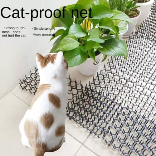 Tewango Anti-Falling Network For Cat Pet Balcony Safety Fence DIY Plastic Mesh Net Stairs Protection cat bed pets cats