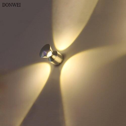 Modern 3W 4W 5W LED Wall Light Aluminium Indoor Lighting Light Fixture Wall Lamp For Bedroom Livingroom background Corridor