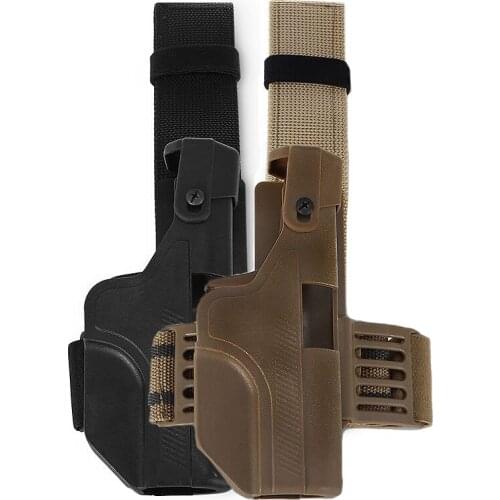 Glock 17 19 23 Tactical Pistol Holster Hunting Airsoft Thigh Leg Holster Right Hand Gun Case Army Military Shooting Gun Holster