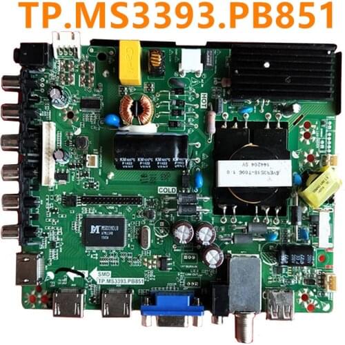 Three-in-one LCD universal motherboard TP.MS3393.PB851 driver board can be equipped with any screen