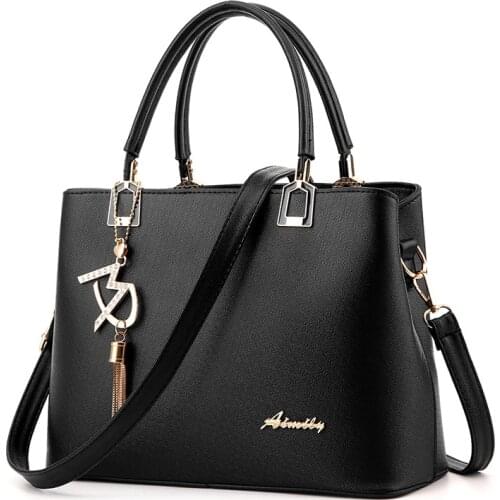 Top Handle Handbags for Women Fashion Ladies Purses PU Leather Satchel Shoulder Tote Bags
