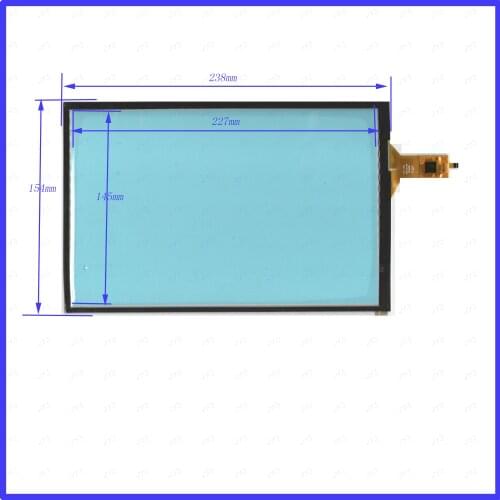 ZhiYuSun HY-4635 238mm*154mm 8inch capacitive touch panel for Car DVD, 238*154 GPS Navigator screen glass HY4635