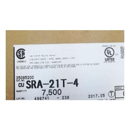 SRA-21T-4 Connectors terminals housings 100% new and original parts