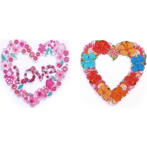 2Pcs Love Diamond Painting Kits DIY 5D Diamond Painting Art Point Drill for Adults Kids Beginners Gift of Love