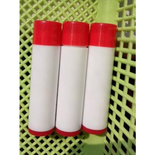 200PCS/LOT 5ML Empty Lipstick Tube,White+rose cap Makeup Lip Gloss Container,Sample Cosmetic Lip Balm Sub-bottling HZ19