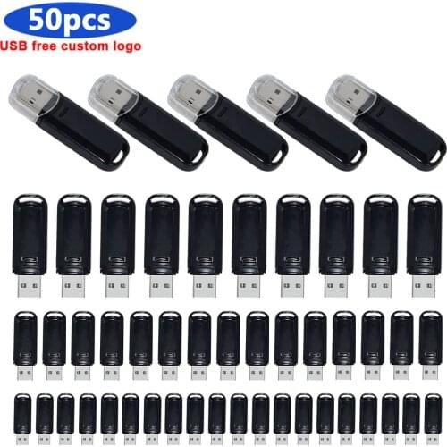 50pcs/lot Custom logo metal pen drive Usb flash drive 4gb 8gb 16gb 32gb 64gb 128gb usb2.0 waterproof cle usb pen drive for gift