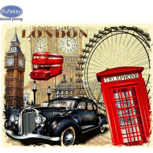 London city Diamond Painting Full Square/round drill Mosaic Rhinestones of Pictures 5d diy Diamond Embroidery landscape,Bedroom