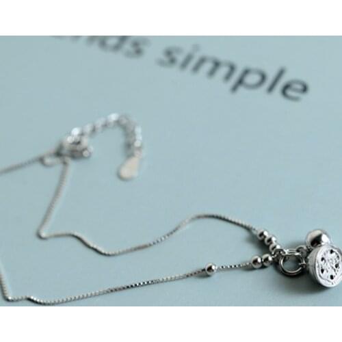 Foot Bracelet On The Leg Jewelry 2021 Jewelry Anklet Support Bead Korea Fashion Tassels Simplicity Trend Women Silver 925 Chain