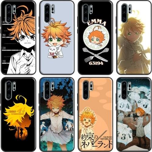 Emma The Promised Neverland Case For Huawei P20 P30 P40 Lite P Smart 2019 2021 Nova 5T Honor 20 Pro 8A 8X 9X 10i Coque