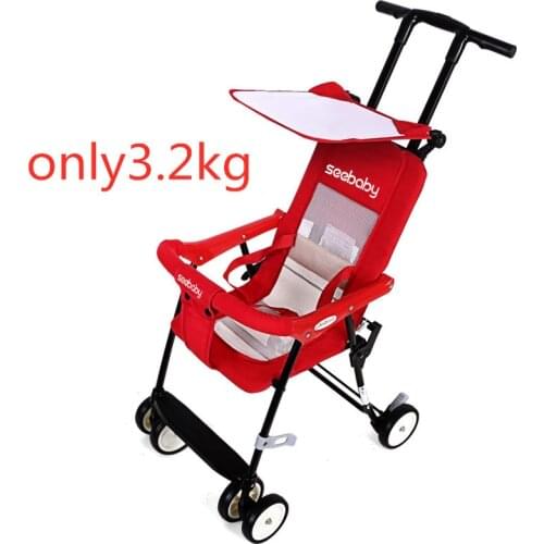 Baby stroller Baby trolley is light, ultra-light, easy to ride, portable, foldable and boarding aircraft