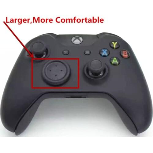For Xbox One Xboxone Controller Gamepad Large Size PS Flat Button Round D-Pad Cross Button Direction Key caps Covers 2pcs/lot