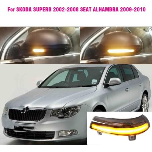 For Sharan Superb EOS Skoda SEAT ALHAMBRA Car Rear View Mirror Indicator LED Turn Signal Light Side Steering Lamp