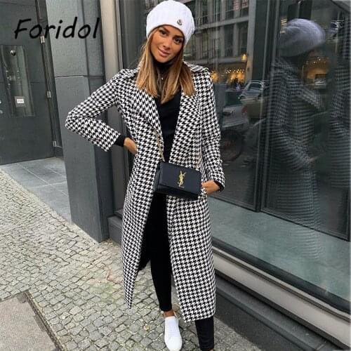 Женские твидовые пальто Foridol China At AliExpress