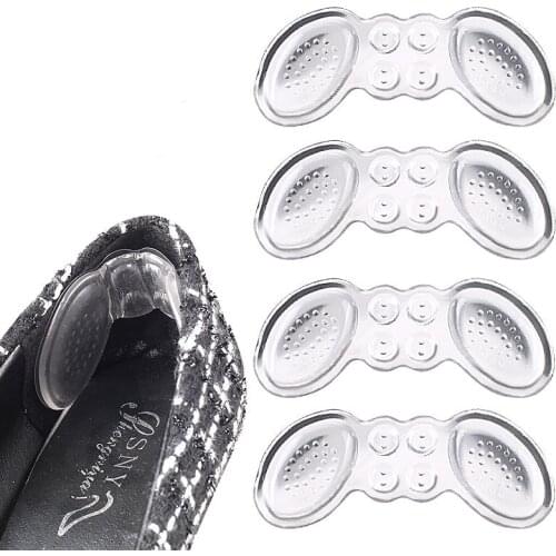 GEL Shoes Stickers Butterfly Heel Stickers High Heel Invisible Transparent Anti-dropping Heel Stickers Soft Abrasion-resistant