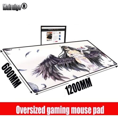 MRGBEST Japan Anime Overlord Mouse Pad Large Gaming Keyboard Mousepad Waterproof Desk Mat XXL Gamer Muismat 100x50/120X60CM