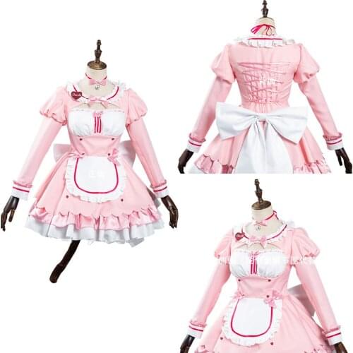 Nekopara Chocola/Vanilla Cosplay Costumes Maid Dress Outfits Halloween Carnival Suit