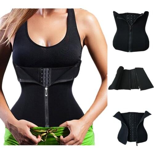 Neoprene Sweat Sauna Waist Trimmer Belt Body Shaper Abdominal Trainer Corset Fat Burning Sports Girdles Modeling Straps Workout