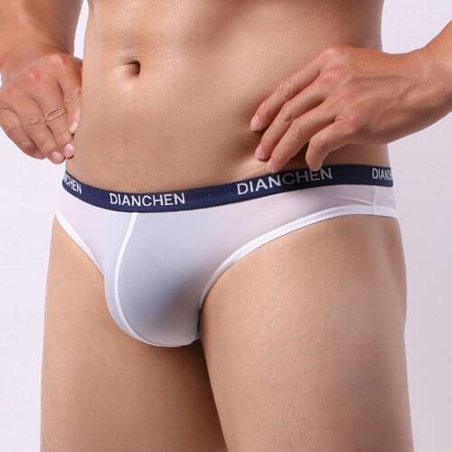 * Item Description:Ice Silk Sexy Mens Sheer Briefs Shorts Stretch Panties Boxer Briefs Underwear Condition