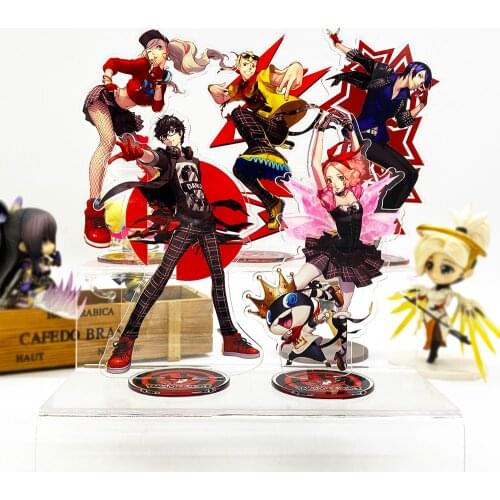 Persona5 P5 Hero Ryuji Anne Yusuke Haru Morgana HM acrylic stand figure model plate holder cake topper game Japanese