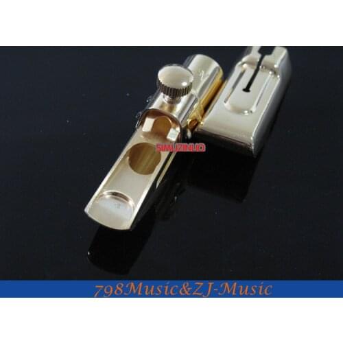 As-7 Model 7#-Professional Metal Alto Saxophone Mouthpiece Gold Plated