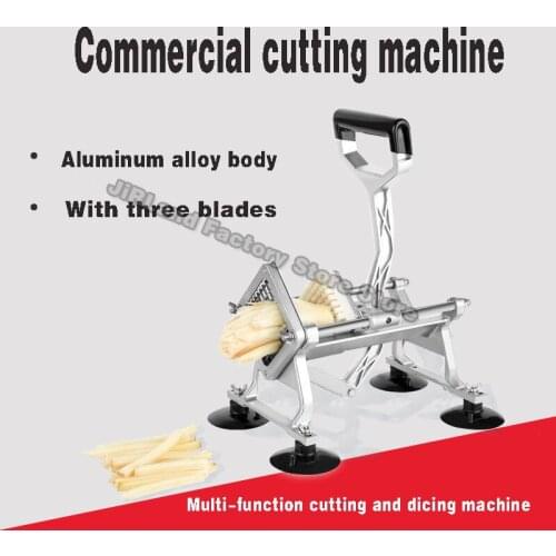 Manual fries cutting machine Multifunctional vegetable cutter Horizontal potato chip cutting machine