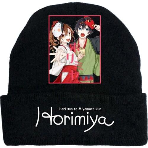 Unisex Hori San to Miyamura Kun Horimiya Kyoko Izumi Casual Hip Hop Masked Hat Brimless Pullover Cap Headgear Helmet
