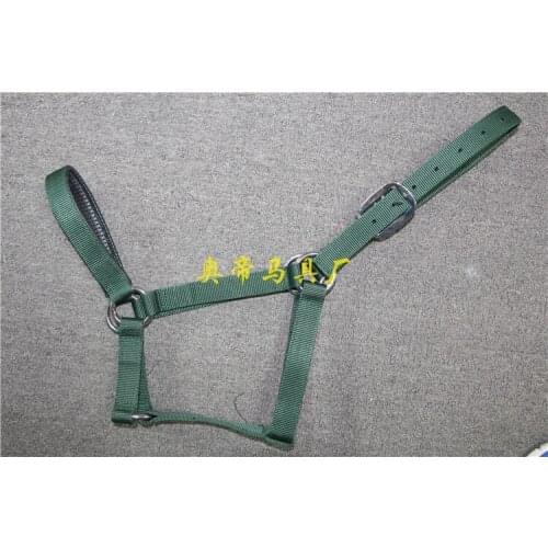 Aoud Saddlery Textile Halter Riding Horse Racing Equipment Equestrian Taps Halter Stainless Steel Buckle Headstall High Quality
