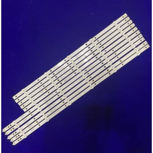 New 10pcs/Kit LED strip for PHLIPS 58 TV 58PUS6203 12 58PUS6504 12 TPT580B5 U1T01 D REV S01B LB GM3030 GJPHP585X11AA12 R 2 T