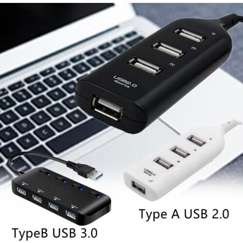 USB HUB 3.0 Type 3.1 4-port Multi-distributor Adapter OTG for Macbook 13 15 Air Pro PC Computer Accessories