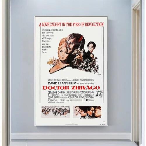 V0766 Doctor Zhivago Vintage Classic Movie Wall Silk Cloth HD Poster Art Home Decoration Gift