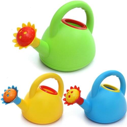 1Pc Cute Cartoon Home Garden Watering Can Spray Bottle Sprinkler Kids Children Beach Bath Toy Gift For Boys And Girls